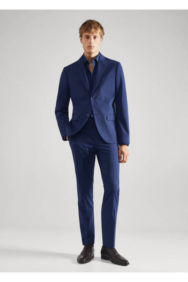 Super Skinny Fit Blazer Jacket - 2