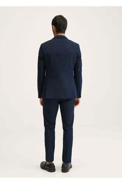 Super Slim Check Tailored Trousers - 4