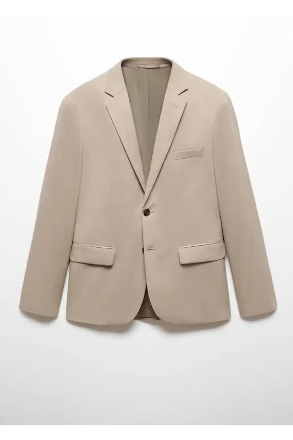 Super-slim fit blazer jacket in stretch fabric - 3