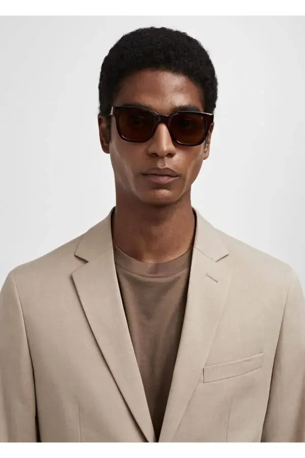 Super-slim fit blazer jacket in stretch fabric - 7