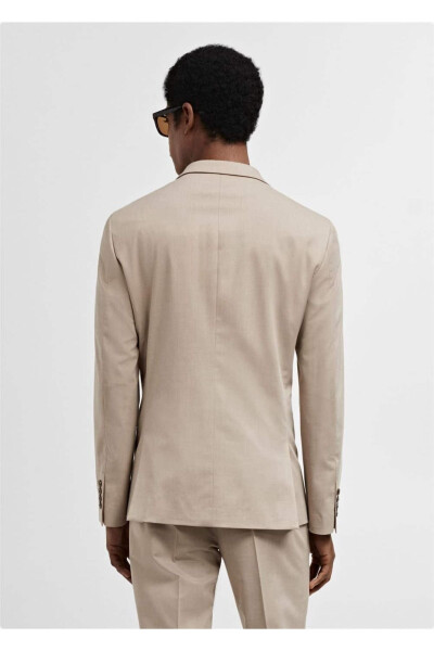 Super-slim fit blazer jacket in stretch fabric - 4