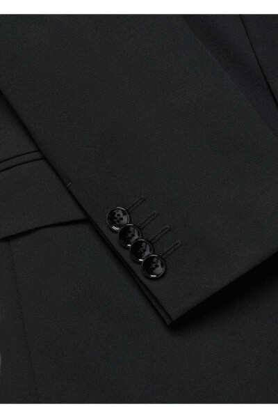 Super slim-fit blazer jacket made from stretch fabric - 5