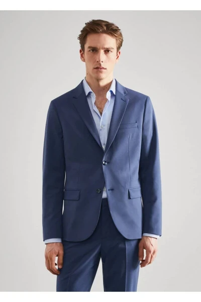 Super Slim Fit Blazer Palto - MANGO MAN