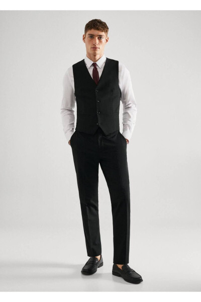 Super Slim Fit Kengayuvchan Matoli Yeletkasi - MANGO MAN (1)