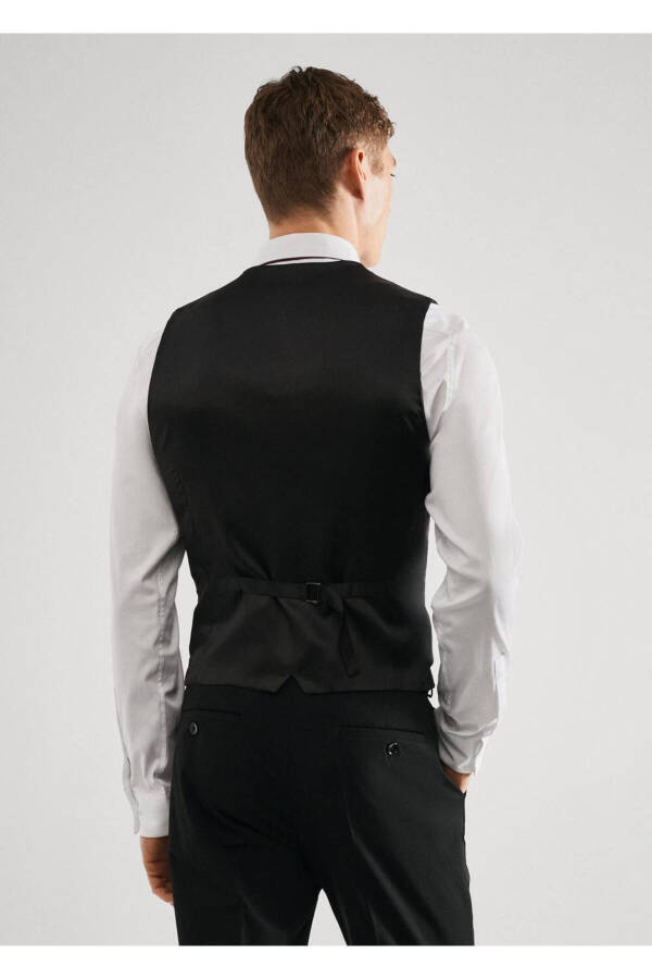 Super Slim Fit Kengayuvchan Matoli Yeletkasi - 4