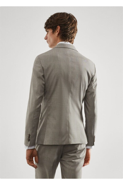 Super Slim Fit Patterned Blazer - 4