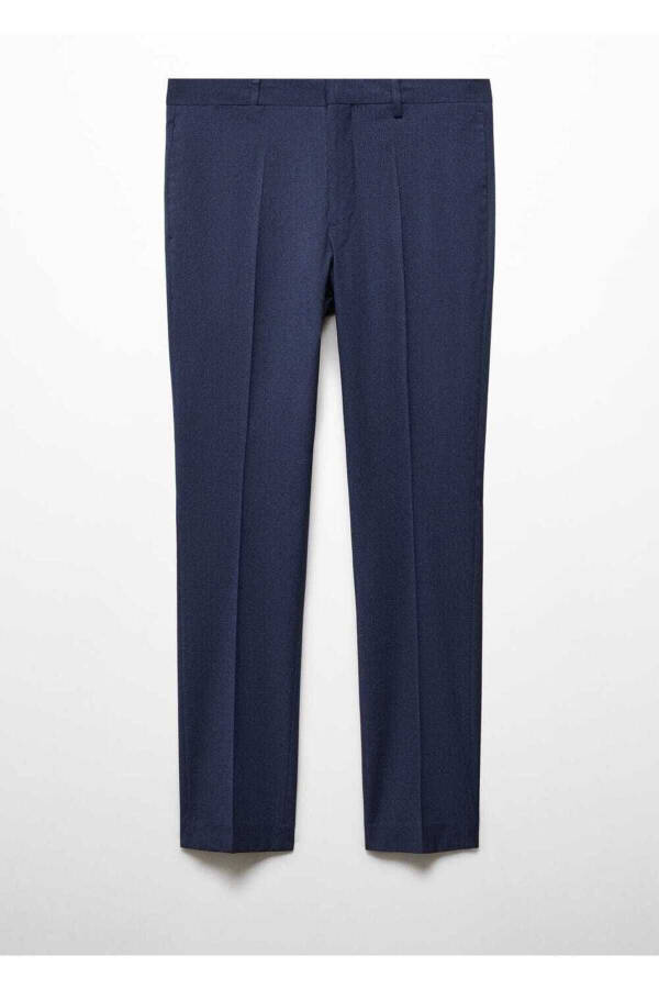 Super slim fit patterned fabric trousers - 3