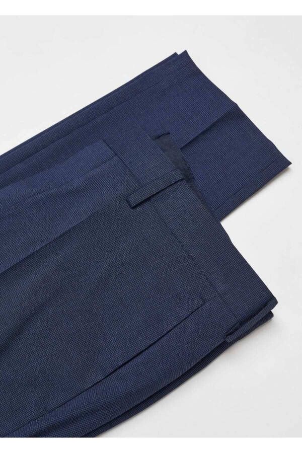 Super slim fit patterned fabric trousers - 6