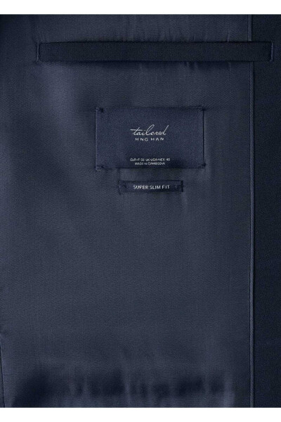 Super Slim Fit Plaid Blazer Jacket - 6