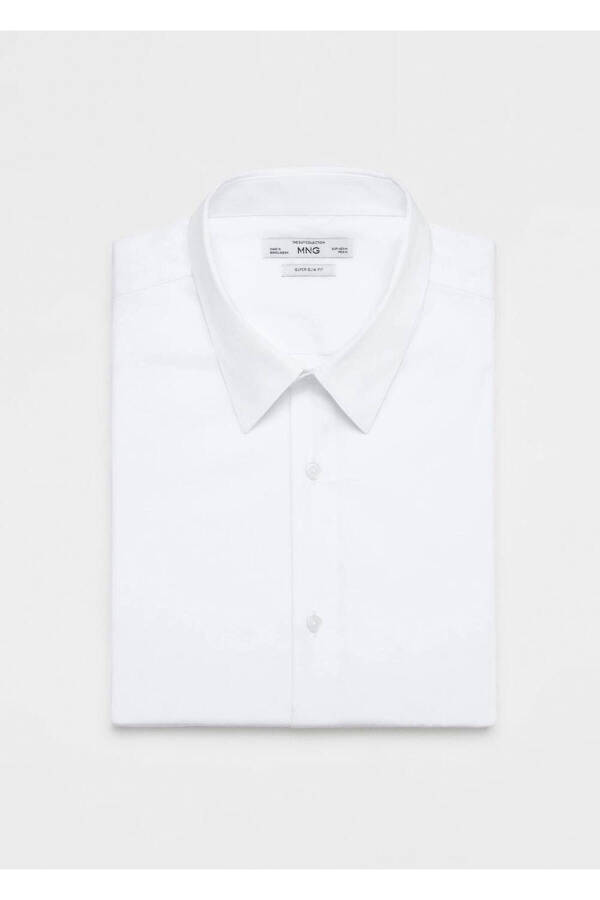 Super Slim Fit Poplin Shirt - 5