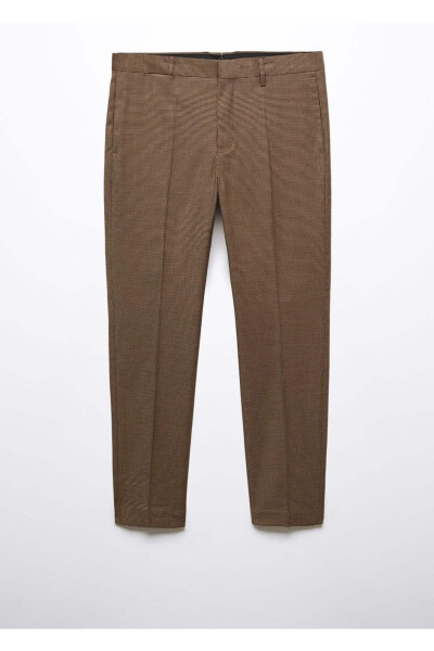 Süper Slim Fit Streç Kumaştan Kumaş Pantolon - 3