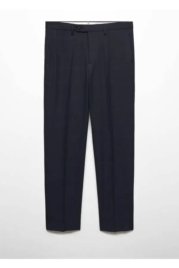 Süper slim fit streç kumaştan kumaş pantolon - 3