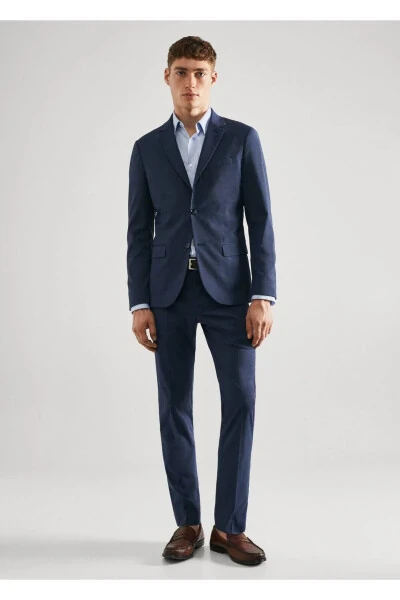 Super Slim-Fit Stretch Blazer Jacket - MANGO MAN (1)