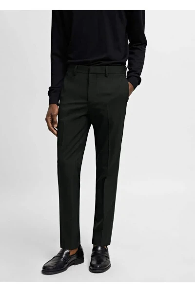 Super Slim Fit Stretch Fabric Dress Pants - MANGO MAN