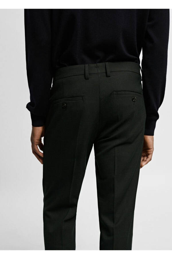 Super Slim Fit Stretch Fabric Dress Pants - 6