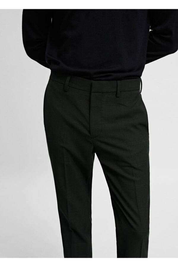 Super Slim Fit Stretch Fabric Dress Pants - 7