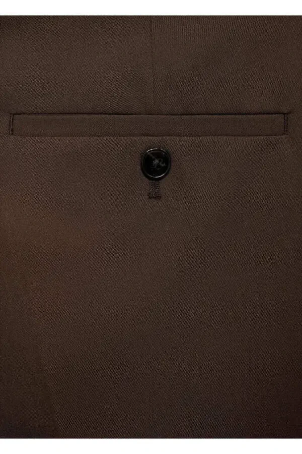 Super slim fit stretch fabric dress pants - 8