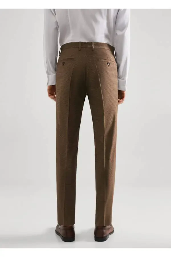 Super Slim Fit Stretch-Fabric Dress Pants - 4
