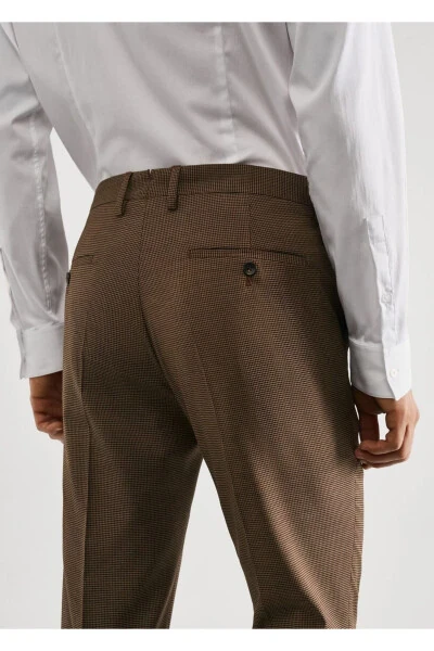 Super Slim Fit Stretch-Fabric Dress Pants - 5