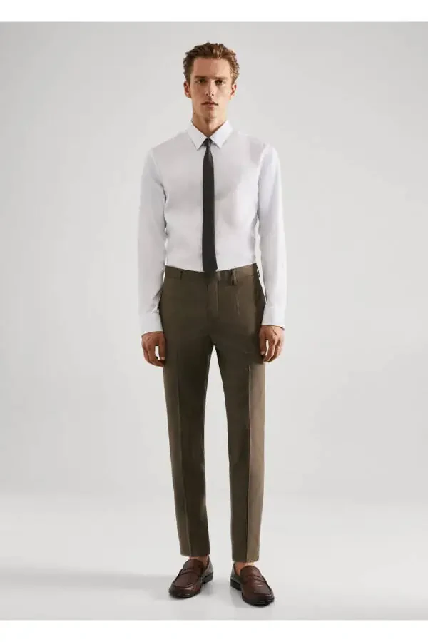 Super Slim Fit Stretch-Fabric Dress Pants - 6