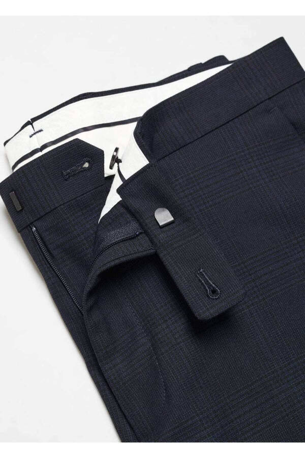 Super slim fit stretch-fabric dress pants - 5