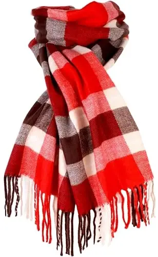 Super Soft Classic Scarf for women, Mens Warm Cashmere Feel Winter Scarf for Men 