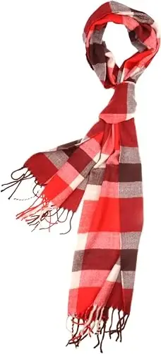 Super Soft Classic Scarf for women, Mens Warm Cashmere Feel Winter Scarf for Men - 4