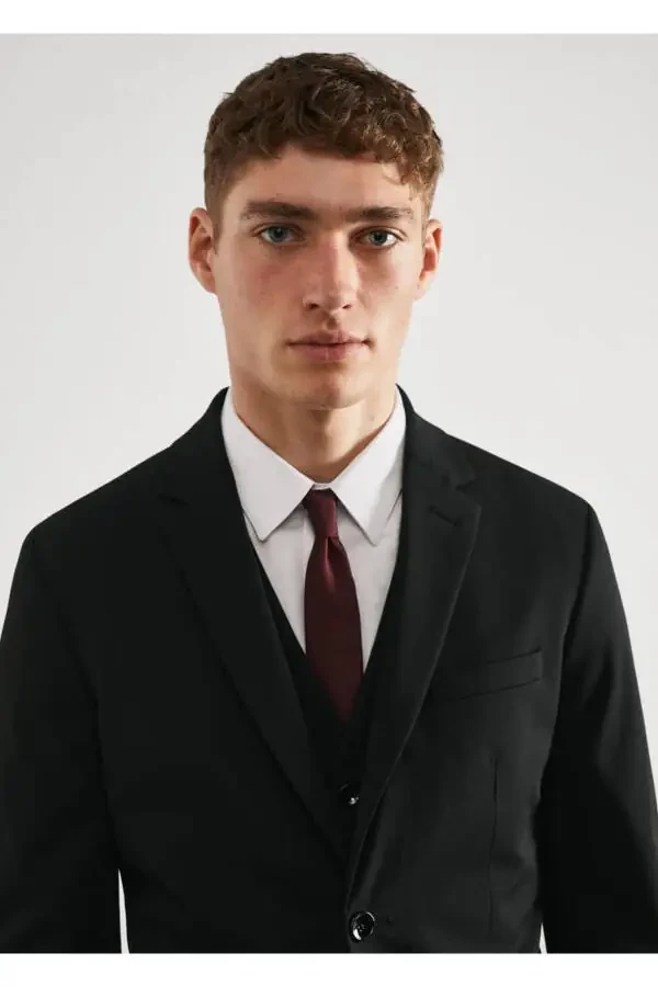 Super Tor Ikkinchi Blazer Jaket - 7