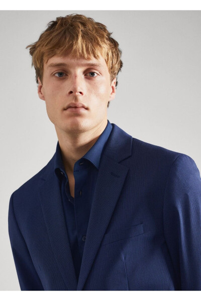 Супер узкий пиджак-блейзер - 5