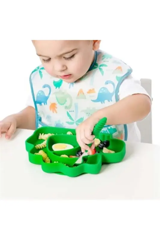 Superbib Bib 3-Pack - Hangry, Dinosaurs, Blu - 1