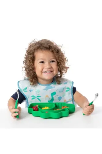 Superbib Önlük 3-tali Paket - Hangry, Dinosaurs, Blu - 3