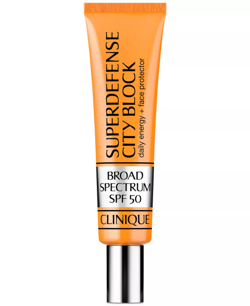 Superdefense™ City Block Broad Spectrum SPF 50 Daily Energy + Face Protector, 1.3 oz. No Color - 1