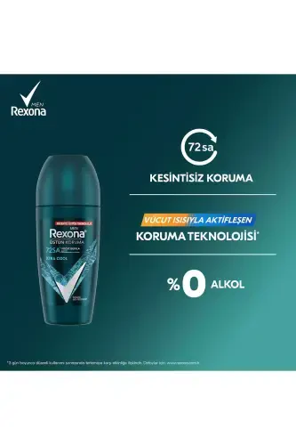 Superior Protection Men's Roll On Deodorant Xtra Cool 72 Hours Continuous Protection 50 ml - 5