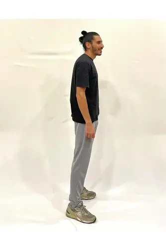 Süperlife Erkek Regular Fit Broklyn Baskılı İnce Eşofman Altı SPR 203-ACIK GRİ - 3