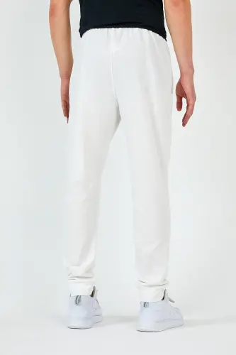 Süperlife Erkek Regular Fit Broklyn Baskılı İnce Eşofman Altı SPR 203 - ECRU - 5