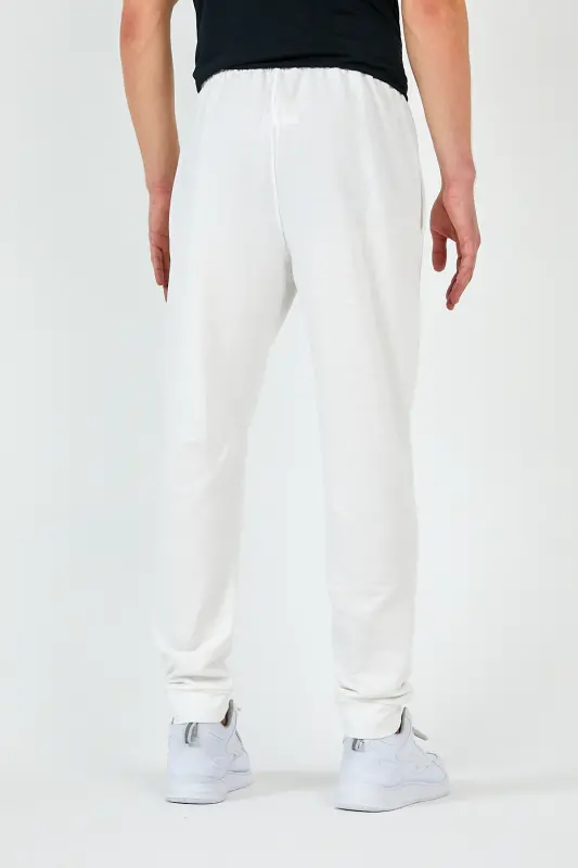 Süperlife Erkek Regular Fit Broklyn Baskılı İnce Eşofman Altı SPR 203 - ECRU - 5