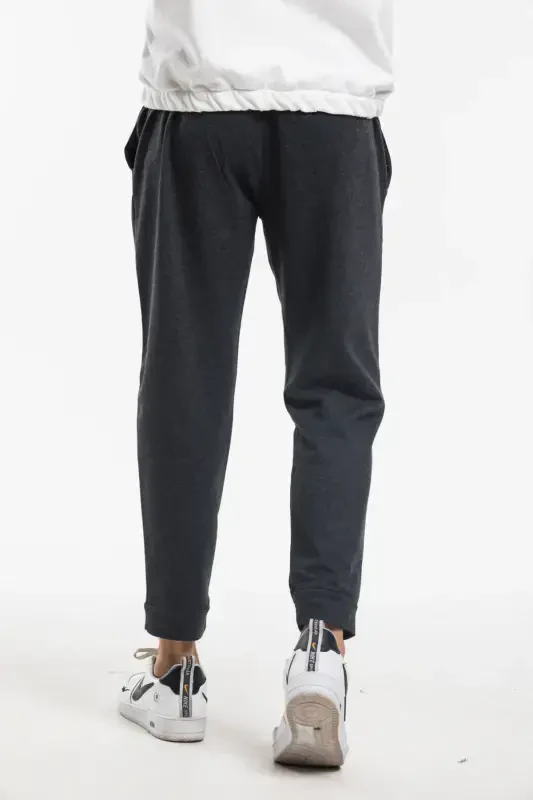 Superlife Men's Regular Fit Broklyn Printed Thin Sweatpants SPR 205-ANTHRACITE - 3