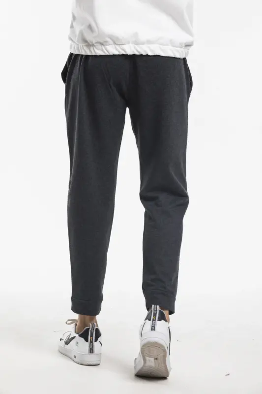 Superlife Men's Regular Fit Broklyn Printed Thin Sweatpants SPR 205-ANTHRACITE - 5