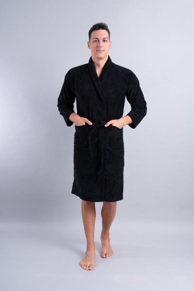 SuperSoft Men's Antibacterial Bathrobe - 3