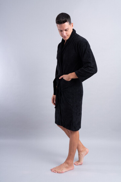 SuperSoft Men's Antibacterial Bathrobe - 4