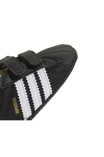 Superstar Crib Bebek Günlük Ayakkabı Siyah - H9-Siyah - 7