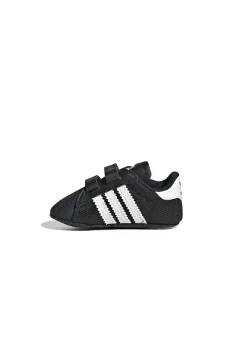 Superstar Crib Bebek Günlük Ayakkabı Siyah - H9-Siyah - ADIDAS (1)
