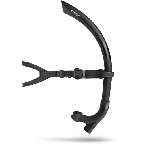 Supertrip Swim Snorkel for Lap Swimming, Adult Lap Swim Snorkel, Swimmer Training Snorkel Snorkeling Gear for Swimming - SUPERTRIP (1)