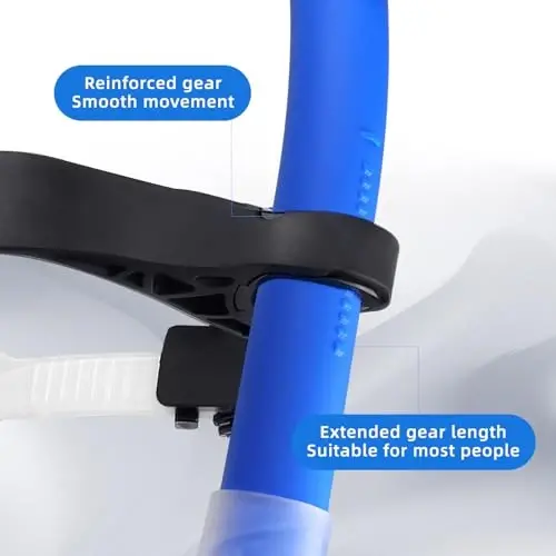 Supertrip Swim Snorkel for Lap Swimming, Adult Lap Swim Snorkel, Swimmer Training Snorkel Snorkeling Gear for Swimming - 3