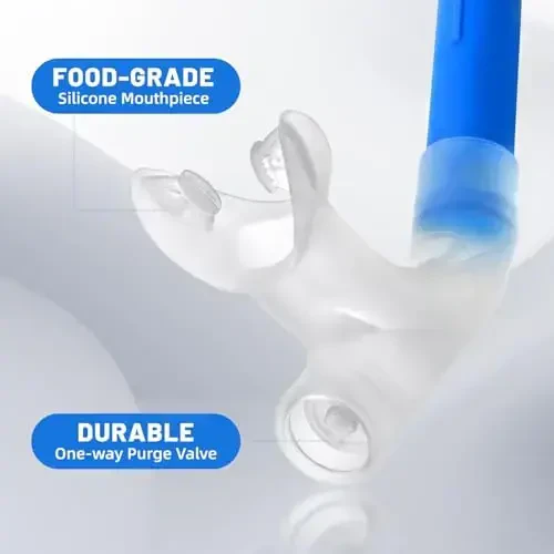 Supertrip Adult Lap Swim Snorkel for Training and Snorkeling - 2