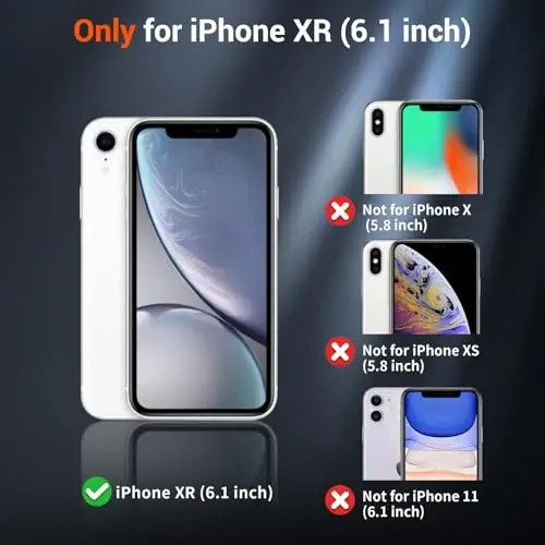 SUPFINE Magnetic for iPhone XR Phone Case(Compatible with MagSafe)(Military Grade Drop Protection) Slim Translucent Matte Shockproof with Anti-Fingerprint Phone Case,Brown - SUPFINE (1)