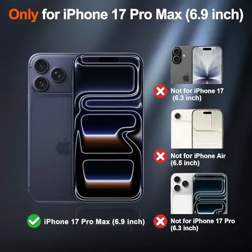 SUPFINE Magnetic for iPhone 17 Pro Max Case (Compatible with MagSafe)(Military Grade Drop Protection) Translucent Matte Shockproof with Anti-Fingerprint Phone Cover,Antique White - SUPFINE (1)
