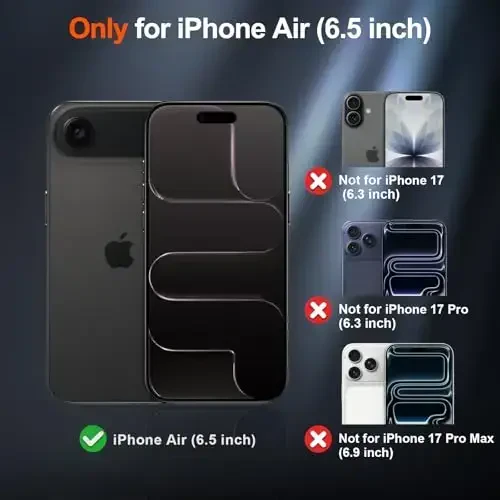 SUPFINE Magnetic for iPhone Air Case (Compatible with MagSafe)(Military Grade Drop Protection) Slim Translucent Matte Shockproof with Anti-Fingerprint Phone Cover for 17 Air,Desert Gold - 2