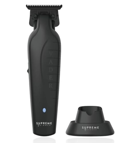 Supreme Trimmer Vader Saç Kesme Makinesi ST3778 | Barber Liner Erkek Sakal Kesme Makinesi (210 Dakika Çalışma Süresi) DLC T Bıçağı Kablosuz Saç Kesme Makinesi | Siyah - 6