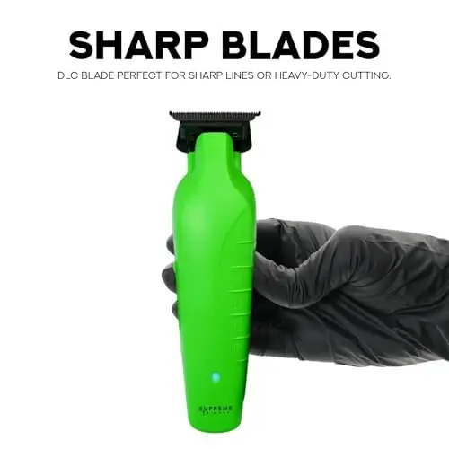 Supreme Trimmer Vader ST3778 – Professional Cordless Barber Liner | 210 Min Runtime, 7000 RPM Motor, Zero Gap DLC T-Blade, USB-C Fast Charging | Beard, Hair & Body - SUPREME (1)